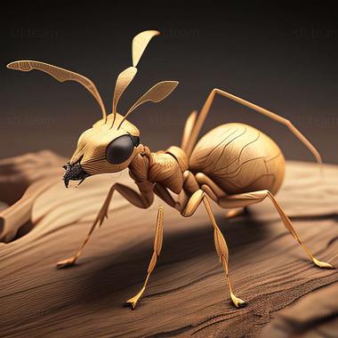 3D модель Camponotus sericeus (STL)